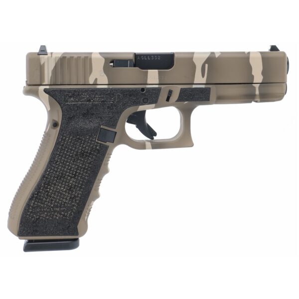 Glock 17 GEN 4 9mm Tan Tiger Stripe Finish - Image 2