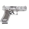 Glock 17 GEN 5 9mm Battleship Gray Distressed Flag - Image 3