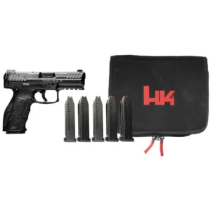HK VP9 TAC Pack 9mm, Five 17 Round Magazines, Range Bag