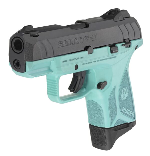 Ruger Security-9 Compact 9mm Turquoise Frame - Image 3