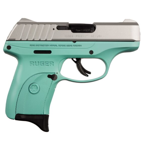 Ruger EC9S Aluminum Cerakote & Turquoise 9mm - Image 2