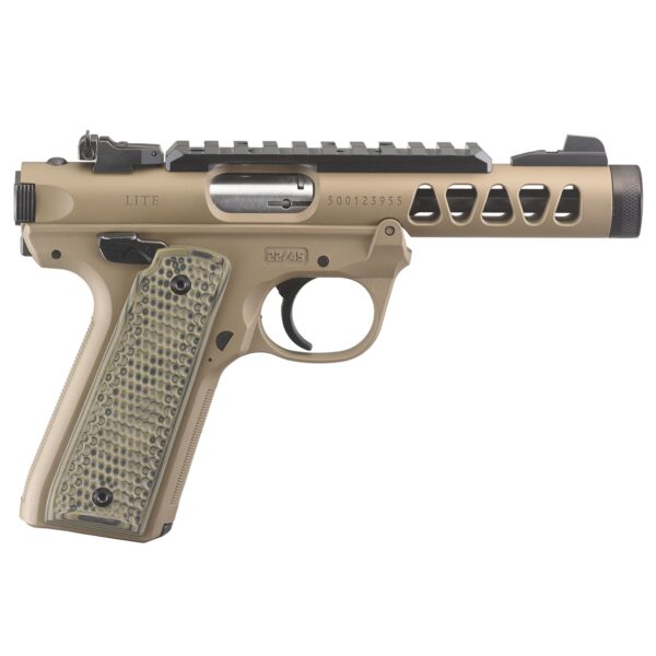 Ruger Mark IV 22/45 LITE FDE Threaded Barrel 22LR - Image 3