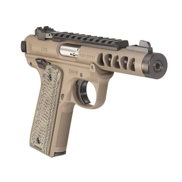 Ruger Mark IV 22/45 LITE FDE Threaded Barrel 22LR - Image 4