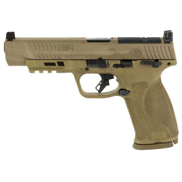 Smith & Wesson M&P M2.0 FDE 9mm 5″ Safety Optics Ready - Image 2