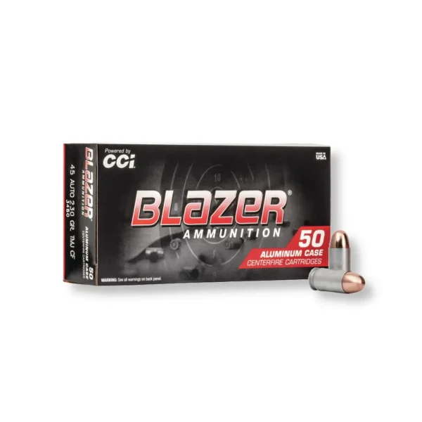 45 ACP – 230 gr TMJ – CCI Blazer CleanFire (3480) – 1000 Rounds