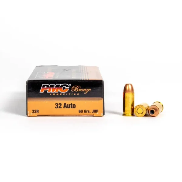 32 Auto – 60 gr JHP – PMC (32B) – 1000 Rounds