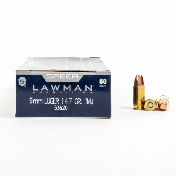 9mm – 147 gr TMJ – Speer Lawman (53620) – 1000 Rounds