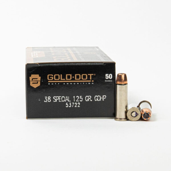 38 Special – 125 gr JHP – Speer Gold Dot (53722) – 1000 Rounds - Image 2