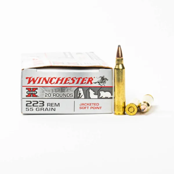 223 Rem – 55 gr SP – Winchester Super-X (X223R) – 200 Rounds