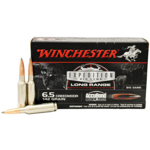 6.5 Creedmoor – 142 grain AccuBond Long Range – Winchester (S65LR) – 200 Rounds